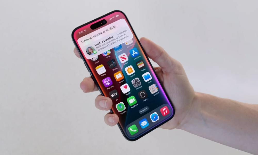 A person demonstrating the new Siri revamped with Apple Intelligence at the Worldwide Developers Conference (WWDC) 2024.