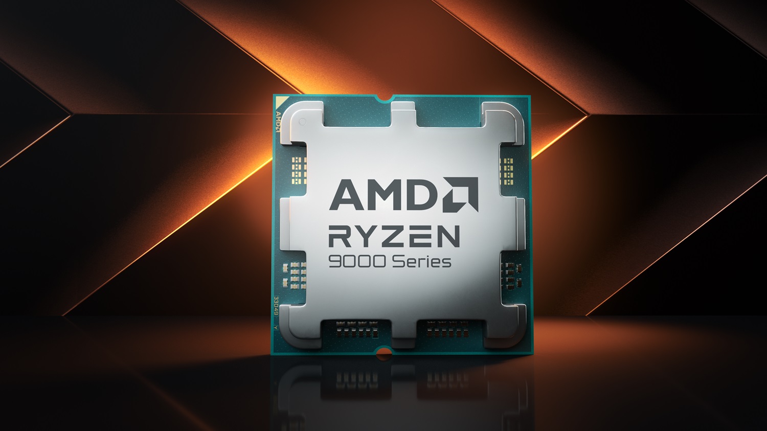 A render of a Ryzen 9000 CPU.