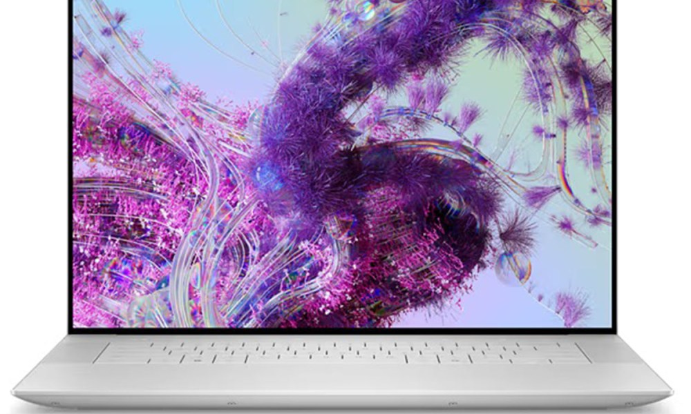 The Dell XPS 16 on a white background.