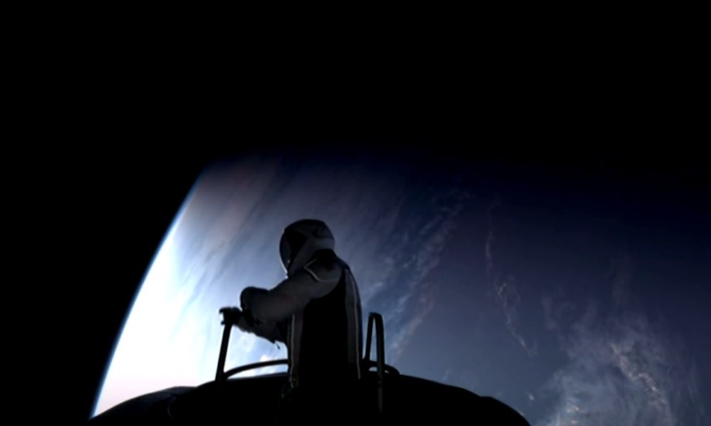 Screenshot of Polaris Dawn space walk.