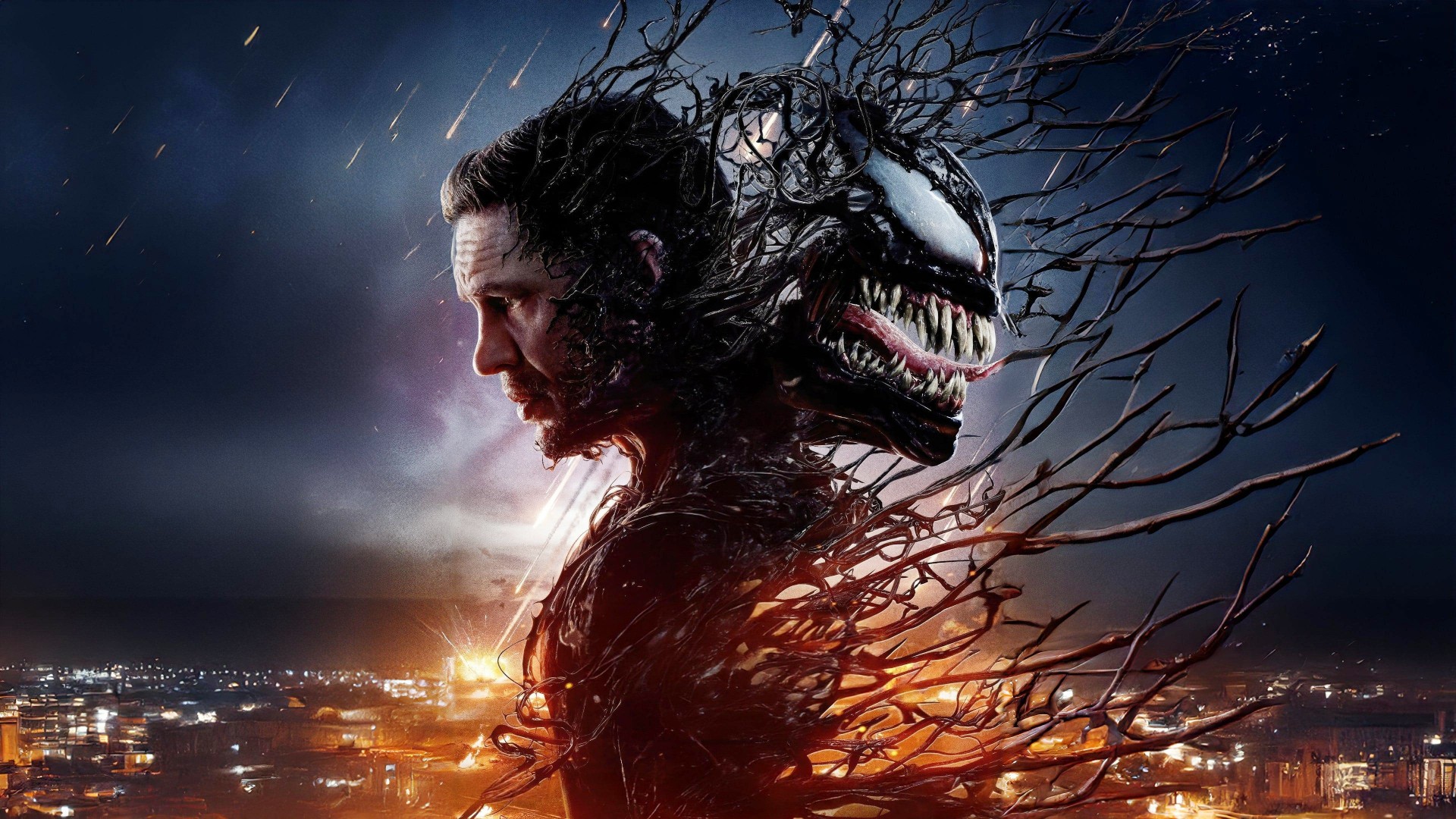 Venom and Eddie face away from each other in "Venom: The Last Dance."