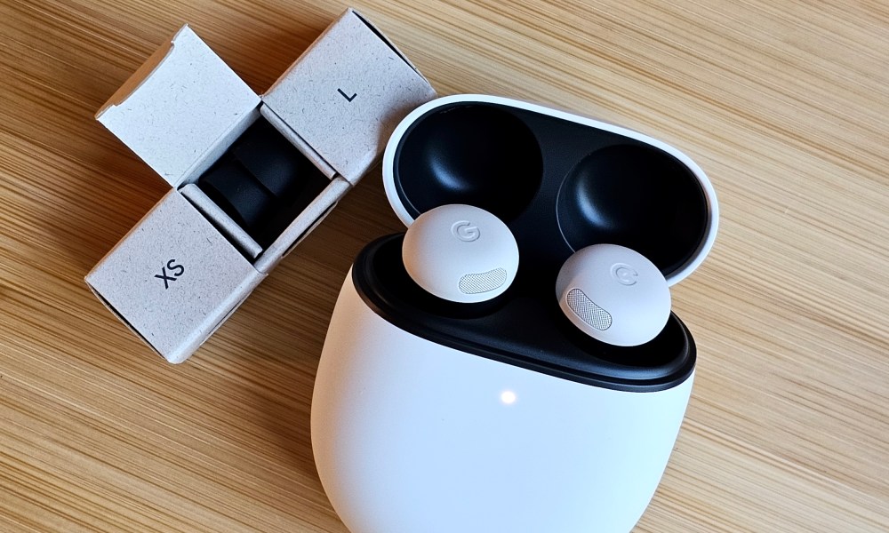 Google Pixel Buds Pro 2 with accessory eartips.