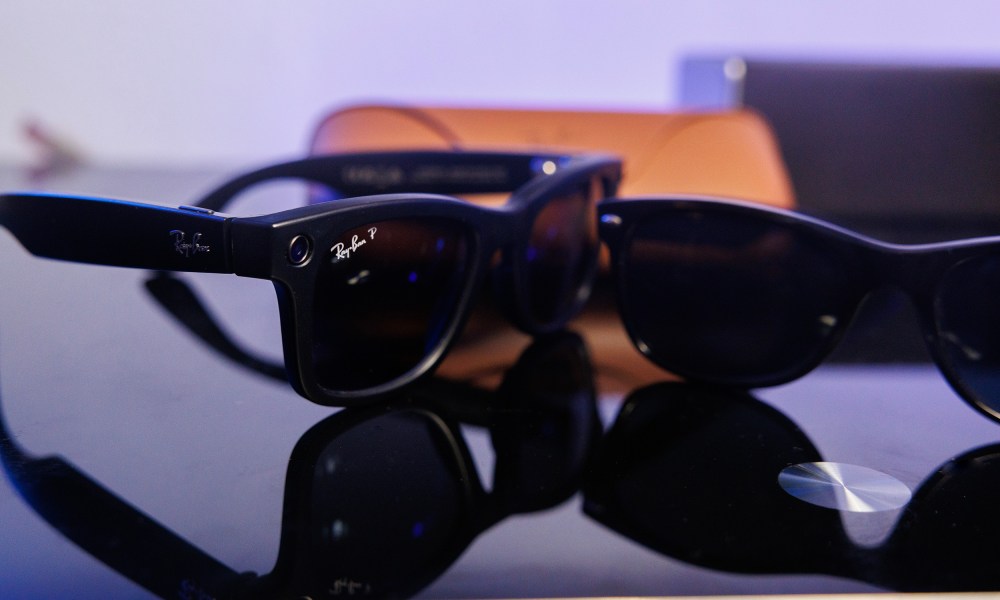 The Ray-Ban Meta and Wayfarer glasses.