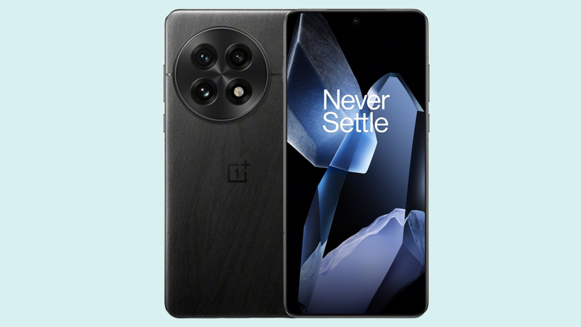 Official OnePlus 13 product render in black.