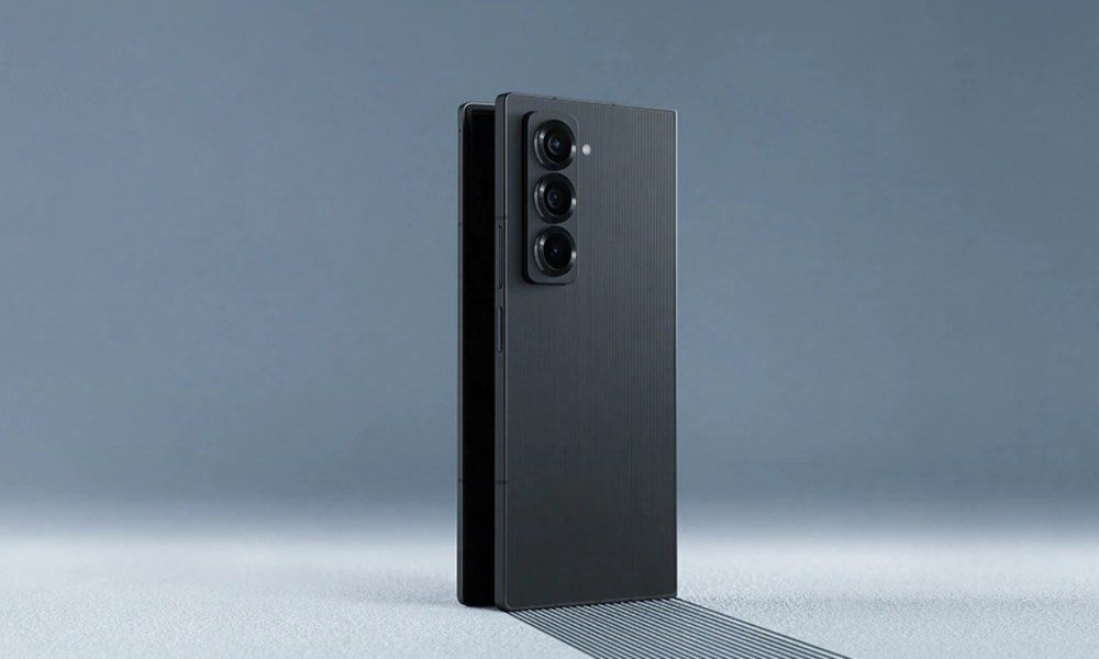 Rear view of Samsung Galaxy Z Fold Special Edition.