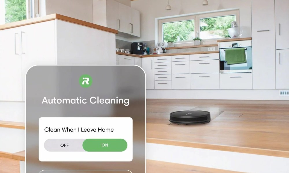 Roomba Combo 2 with mobile UI in view -- hero