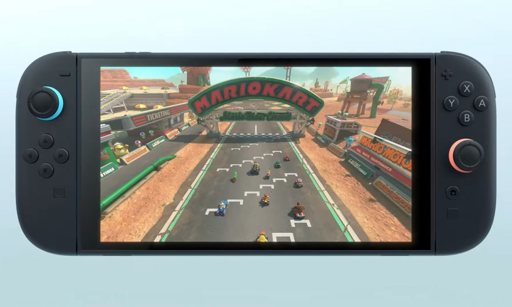 Mario Kart running on a Switch 2.