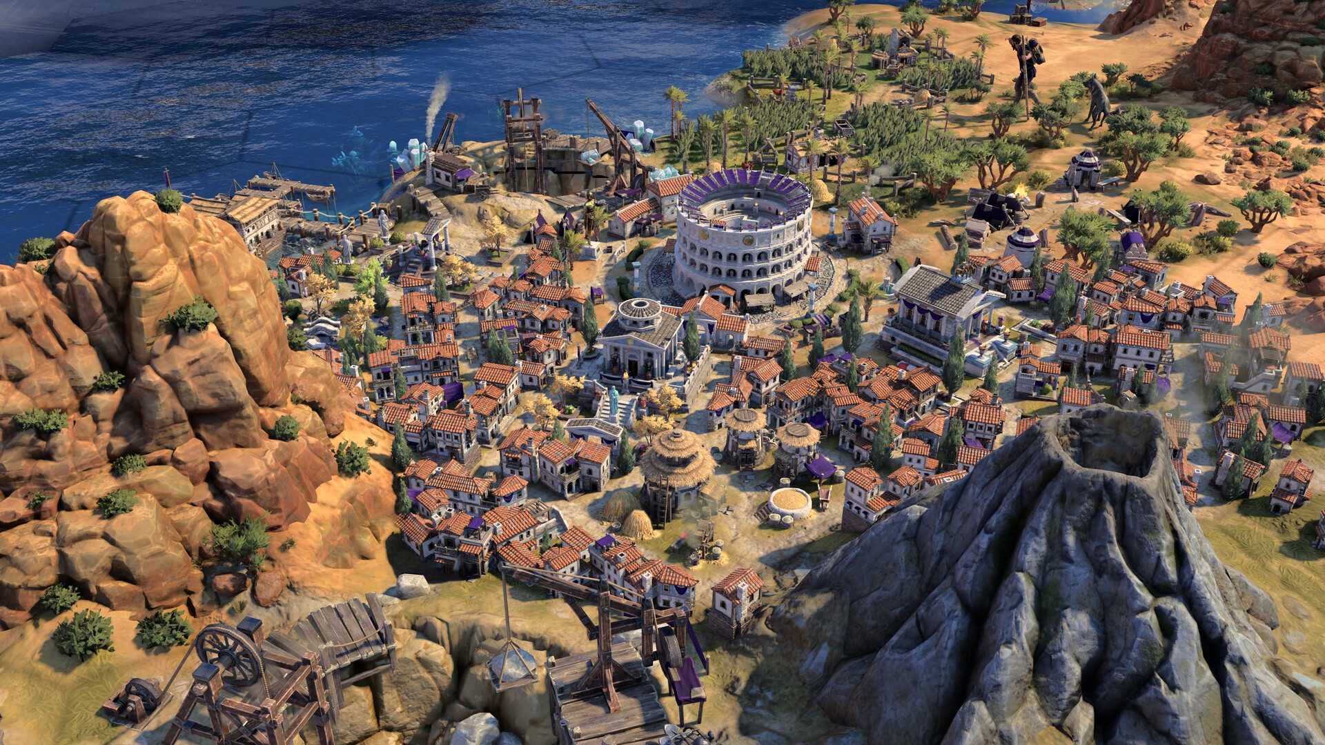 how to upgrade towns civilization 7