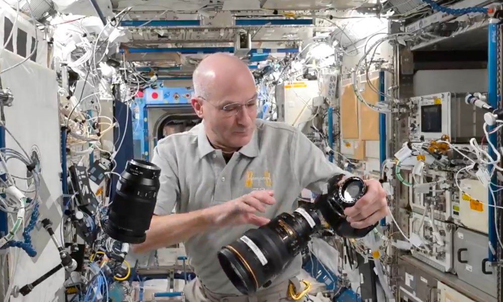 Don Pettit on the ISS.