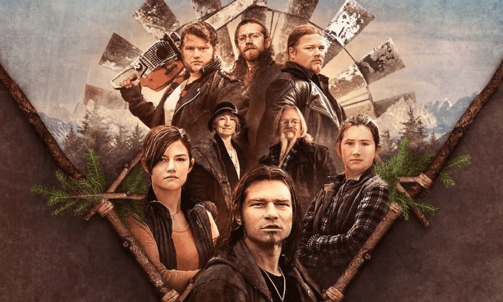 The Alaskan Bush People pose for the poster.