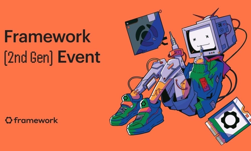 Framework's February launch event invite.